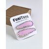 Розовая заколка со стразами 5 см ручной работы | FomiToys | Набор 2 шт | Детские и взрослые аксессуары, Вариации товаров: 7