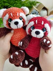 Мастер-класс "Красная панда" вязание крючком автор Chirka_toys, изображение 2