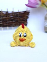 Мастер-класс Цыплёнок крючком, изображение 3
