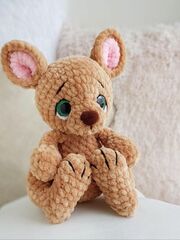 Мастер-класс "Кенгуру" вязание крючком автор Chirka_toys, изображение 4
