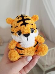 Мастер-класс «Мини Лев, Тигр, Леопард» из серии МК Крошки-Горошки, вязание крючком автор Chirka_toys, изображение 3