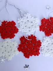 Мастер-класс Снежинка крючком, изображение 3