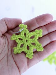 Мастер-класс Снежинка крючком, изображение 3