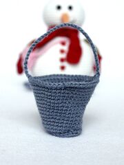 Мастер-класс Снеговик крючком, изображение 6