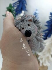 Схема вязания Ёжик, брелок крючком, ёжик крючком, мк ёжик, изображение 2