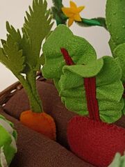Игра Огород: овощи на грядках в корзине, изображение 6