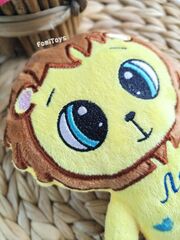 Мягкая игрушка Львенок с метрикой 24 см, подарок новорожденному, ручная работа FomiToys, Вариации товаров: 4, изображение 3