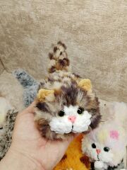 Кот пушистик вязаный, изображение 4