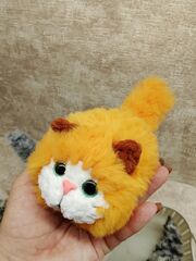 Кот пушистик вязаный, изображение 3