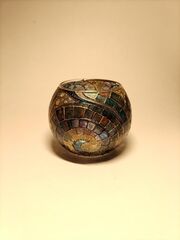 Подсвечник с ручной витражной росписью, изображение 6