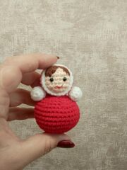 Брелок вязаный неваляшка, изображение 4