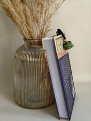 Закладка для книги 3д с подвеской лягушка, изображение 3