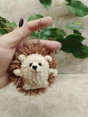 Брелок вязаный ёжик, изображение 5