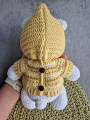 Мягкая игрушка мишка вязаный / игрушка ручной работы, изображение 6