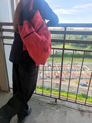 Стена : рюкзак, вещмешок, 32х42 см, натуральный лен, изображение 6