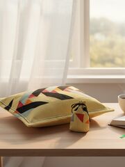 Цветовой код комплект подушек декоративных -пэчворк (2шт), лен 100%, 30х25 см, изображение 3