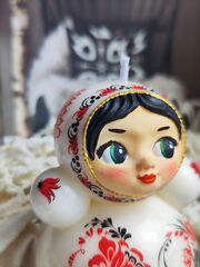 Свеча интерьерная Неваляшка Варвара, изображение 3