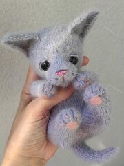 МК спицами "Котик Юлик (Кошечка Юлька)"Автор Ирина кочетова, изображение 2