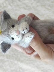 МК спицами Котеечка ТОМИК Автор Ирина Кочетова, изображение 4
