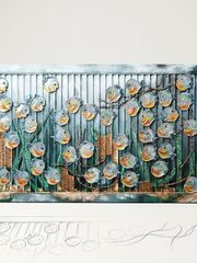 Стая - панно пираньи, картина интерьерная 100х60 см, 3D для стильного декора гостиной, детской, кафе или офиса, изображение 6