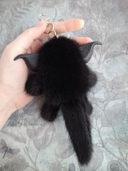 Интерьерная игрушка "Чёрный кот Злючка", изображение 5