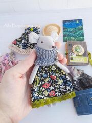 Интерьерная игрушка-мышка "Весна", изображение 4
