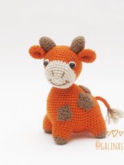 Вязаная игрушка коровка, изображение 3