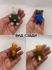 Игрушки вязаные 5-6 см в коробочке из-под конфет, изображение 6