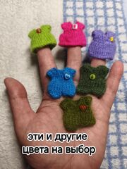 Игрушки вязаные 5-6 см в коробочке из-под конфет, изображение 5