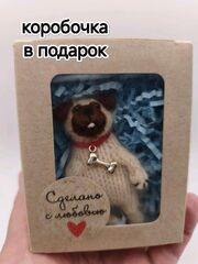 Такса Собака Корги Мопс Игрушка вязаная Брелок Сувенир, изображение 3