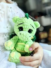 Мастер-класс Дракоша крючком 20 см, PDF описание вязания, мини-игрушка амигуруми, Вариации товаров: 1, изображение 3