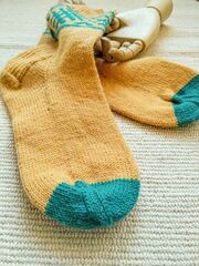 Женские вязаные носки, изображение 3