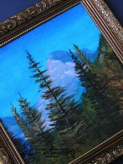 Картина акрилом "Осень в горах"., изображение 4
