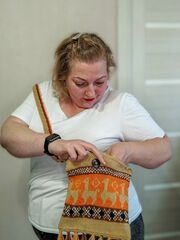 Вязаная сумка "Альпака", изображение 2
