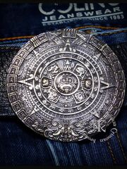 Пряжка , бляха для ремня "Календарь Майя" , латунь, изображение 5