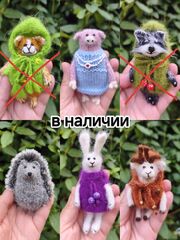 Игрушки вязаные Брелоки Сувениры, изображение 5