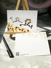 Арт-коллекция открыток "Волшебные мгновения" 5 штук, 10х15 см, иллюстрации от художника, Вариации товаров: 6, Основной цвет: Серый, Размер: 6, изображение 3