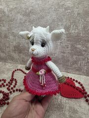 Коза, вязаная игрушка, изображение 5