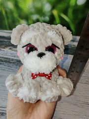 Интерьерная игрушка Собачка "Шнаузер" в переноске, изображение 3