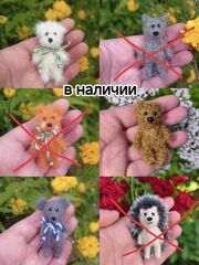 Игрушки вязаные мини 5-6 см Брелоки Сувениры, изображение 2