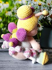 Интерьерная игрушка "Фея-бабочка", 34 см., мягкая, плюшевая., изображение 6