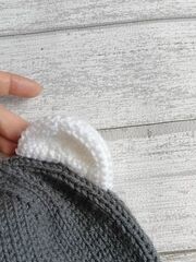 Детский комплект: шапка и манишка., изображение 4