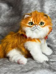 Реалистичный рыжий котенок (зеленые глазки), изображение 2