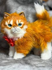 Реалистичный рыжий котенок (голубые глазки), изображение 3