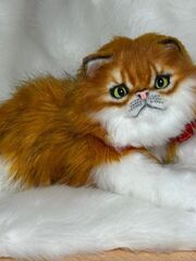 Реалистичный рыжий котенок (зеленые глазки), изображение 5