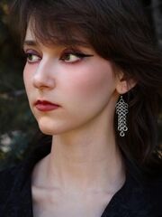 Кольчужные серьги «Знамя», изображение 2