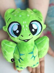 Мягкая игрушка плюшевый Дракон "Сувенир Дракоша FomiToys 16 см". Подарок на день рождения/на новый год, Основной цвет: Зеленый, изображение 4