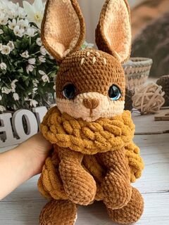 Вязаная пижамница зайчик, изображение 2