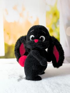 Игрушка мягкая вязанная кролик Максик, изображение 2