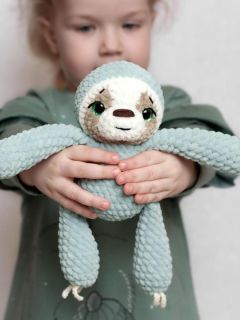 Мастер-класс "Ленивец" вязание крючком автор Chirka_toys, изображение 5